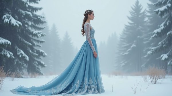 Découvrez la robe reine des neiges pour vos moments de magie